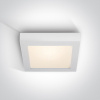 One Light Morfi stropné svietidlo 1x22 W biela 62122F/W/W
