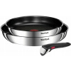 Set panvíc TEFAL Ingenio Emotion 3 ks s odnímateľnou rukoväťou (Objavte set 3 panvíc TEFAL Ingenio Emotion, ktoré ponúkajú univerzálnosť a dlhodobú odolnosť vďaka povrchu Titanium Pro. Ideálny pre vše