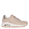 Skechers UNO Stand On Air Trainers Womens Nude/Metallic 7 (40)