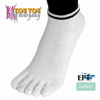 TRAINER prstové členkové ponožky ToeToe bílá