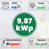 Sieťová elektráreň | 9,87kWp | (Fox-ESS, cena bez dotácie)