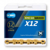 Reťaz KMC X12 Gold Ti-N Waxed, 12 Speed
