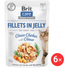 Brit Care Cat Fillets in Jelly Choice Chicken with Cheese 6× 85 g