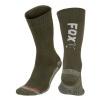 FOX Collection Socks Variant: Fox Green / Silver Thermolite long sock 6 - 9 (Eu 40-43)