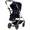 Cybex Eezy S Twist +2 SLV (CYBEX EEZY S TWIST + PLUS 2 KOČÍK OCEAN BLUE SILVER RÁM 2023)