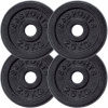 SCSports Sada liatinových kotúčov, 4 x 2,5 kg