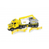 Wader Magic Truck Technic - Svietiaci kamión s kontajnermi 80cm Wader