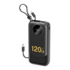 Powerbanka Dudao K13Pro 20000mAh so vstavaným káblom - čierna (Powerbanka Dudao K13Pro 20000mAh so vstavaným káblom - čierna)