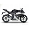 Yamaha YZF R125 dyha nálepky 2008 čierna