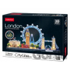 CubicFun 3D puzzle CityLine panorama svítící Londýn 186 ks