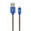 Gembird CC-USB2J-AMCM-1M-BL USB 2.0 AM na typ C (AM/CM), 1m, modrý