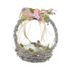 Veľkonočný košík prútený s levanduľou 20cm