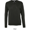 SOL's Collection Svetr Galaxy Men s výstřihem do V, pánský COT25950000213-black 3XL Černá