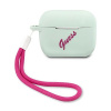 Guess GUACAPLSVSBF kryt AirPods Pro modrý fuchsiový/modrý fuschia Silicone Vintage (Guess GUACAPLSVSBF kryt AirPods Pro modrý fuchsiový/modrý fuschia Silicone Vintage)