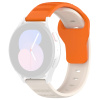 Techsuit - Watchband 22mm (W050) remienok pre Huawei Watch GT 2 (46 mm) / GT 2 Pro / GT 3 Pro (46 mm) / Ultimate, Xiaomi Watch S1 – oranžovo-béžový KF2317661
