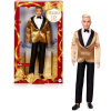 Barbie vianočná bábika ken blond 2025