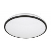 Rabalux Čierne stropné LED svietidlo Slava 330mm 18W IP44 3054