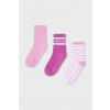 Detské ponožky Mayoral 3-pak ružová farba, 10914 10914.6F.Mini.PPYA 18/22