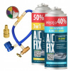 A/C Fix Tesnenie klimatizácie 3v1 R1234yf automobilu od 2017 manometer + adaptér