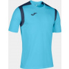 Joma Futbalový dres T-SHIRT CHAMPION V TURQUOISE FLUOR-NAVY S/S Veľkosť: M