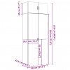 vidaXL Úložná lavička hnedý dub 80x42,5x225 cm kompozitné drevo - Hnedá - 47815-56018