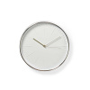 Hodiny analógové NEDIS biele/strieborné CLWA013PC30SR 30 cm