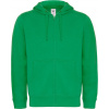 B&C Collection B&C | Hooded Full Zip /men Pánska mikina s kapucňou_01.0647 Farba: kelly green, Veľkosť: L