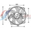 Ventilátor chladenia motora AVA Clever Choice RT7563 Ventilátor chladenia motora AVA Clever Choice RT7563