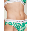 Dámske plavky UW0UW05366 0IE Green with Pattern - Tommy Hilfiger M
