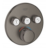 Grohe Grohtherm SmartControl Termostatická sprchová podomietková batéria, 3 ventily, kefovaný Hard Graphite 29121AL0-GR