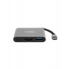 Natec multiport adaptér Fowler MINI USB-C PD, USB 3.0, HDMI 4K (NMP-1607)