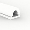 SJ-Tec SJ-LN1313 horizontálne ohybný, 180° vyžarovanie, silikónový profil pre LED