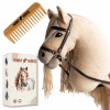 HOBBY HORSE KÔŇ NA PALIČKE A3 KONÍK S HRIVOU DARČEK Deň detí + KRABIČKA