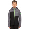 Chlapčenská softshellová bunda KILPI, RAVIO Čierna,Sivá,svetlo zelená 110