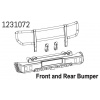 Absima 1231072 - Front & Rear Bumper CR4.4