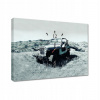 Hodiny 60x40 Jeep Wrangler Retro foto (Hodiny 60x40 Jeep Wrangler Retro foto)