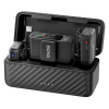 BOYA BOYA Microphone Wireless BOYAMIC 2-02 2.4GHz, AI Powered Noise Cancellation with 2 receivers and 1 transmitter (Type-C) Black EU
