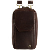 Visconti Hnedá kožená pánska taška S-45 s nastaviteľným popruhom a vreckom na telefón