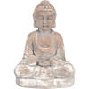 Dekoratívna figúrka sediaci Budha Minimalist Zen 29,5 cm béžová