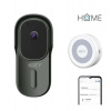 iGET HOME Doorbell DS1 Anthracite + CHS1 White - WiFi bateriový videozvonek, set s reproduktorem, CZ (DS1 Anthracite+ CHS1)