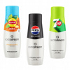Sada 3 koncentrátov Sodastream. Ice Tea Peach Zero + Pepsi Max + 7up Free