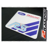 Znak RS Motorsport Ford nápis na auto Kovový - samolepicí, 6cm x 5,5cm x 0.2cm