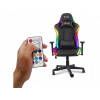Pohodlná otočná herná stolička Yenkee YGC 300RGB Podsvietenie