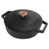 BERLINGERHAUS Pekáč liatinový s pokrievkou 26 cm Black Rose Collection BH-6493