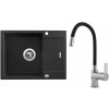 Set Sinks G1030XC (dřez Rapid 580 XC Granblack 30 + baterie Flexia lesklá)