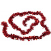 Vianočná reťaz 3 m, červená