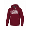 Pitbull West Coast mikina s kapucňou BLOOD DOG burgundy Veľkosť: 3XL, Farba: bordová