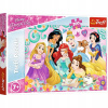 TREFL Puzzle Disney Princezné - Šťastný svet princezien 200 dielikov
