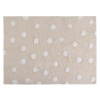 LORENA CANALS Polka Dots Beige-White - koberec