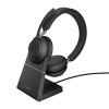 Jabra Evolve2 65/Stereo/USB-C/BT/Bezdrať/MS/Stand/Čierna 26599-999-889